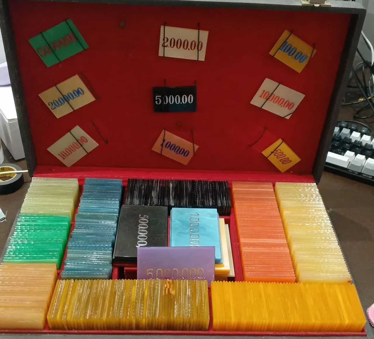 Maleta de fichas de poker