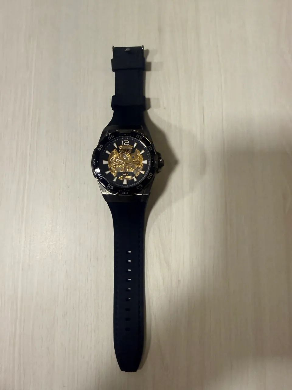 Séculos Automático Esqueleto Black - Foto 5