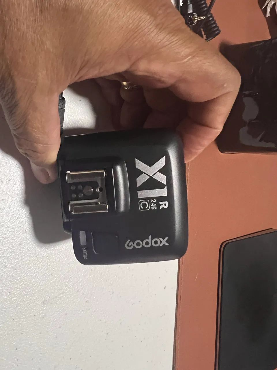Wirelles flash trigger X1R-C para câmera canon