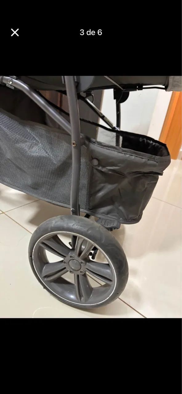 Vendo carrinho de bebê ABC DESIGN  - Foto 5