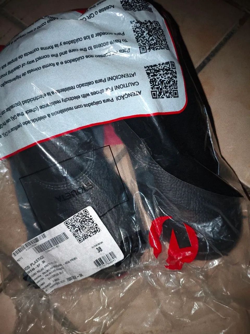 Botina Marluvas Bota De Segurança Em Couro Bico Pvc - Foto 2