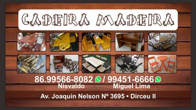 Conjuntos dobráveis em madeira - Foto 5