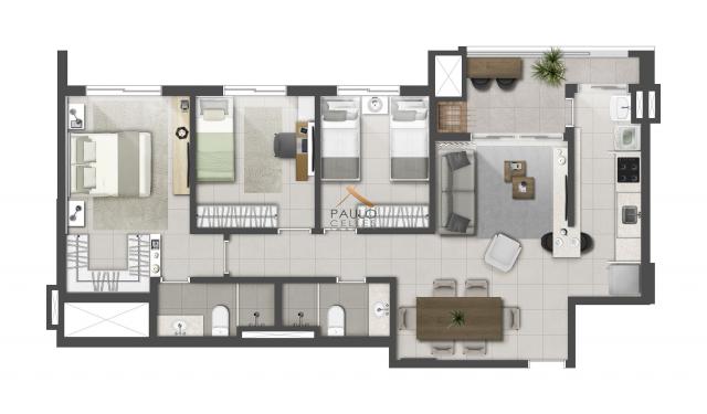 Apartamento à venda com 3 dormitórios em Bom retiro, Curitiba cod:2955-3 - Foto 5