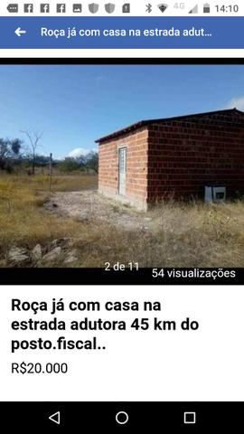 Roça já com casa água encanada luz instalada e energia - Foto 9