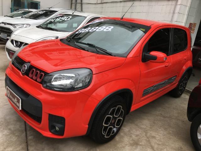 Fiat Uno 1.4 Evo Sporting 8v Flex 4 portas Automatizado vermelho 2015 - Foto 4