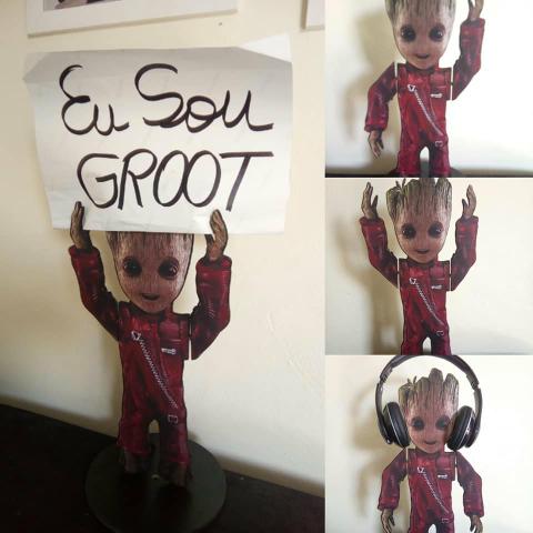 Bebê Groot mdf 6mm - Enfeite