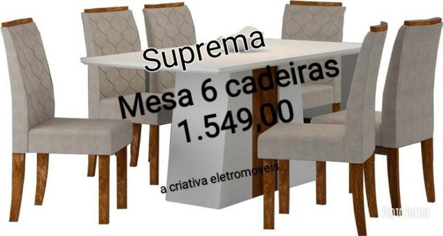 Mesa com 6 cadeiras *