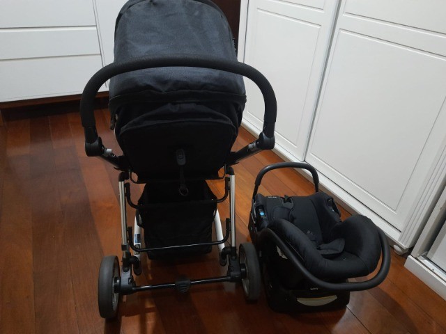 carrinho de bebê com bebê conforto safety mobi - Foto 2