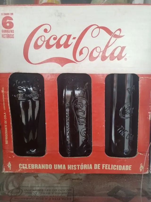 Coleção historica garrafa coca cola 