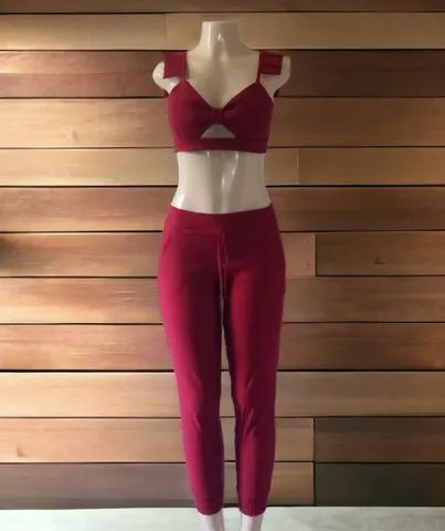 NOVO: Conjunto em bengaline com bojo P/M