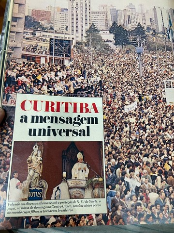 Revista do papa quando veio ao Brasil  - Foto 3