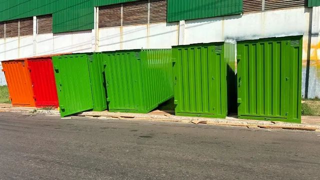 Caçambas para poli caçamba estacionária, Container Almoxarifado e escritorio - Foto 5