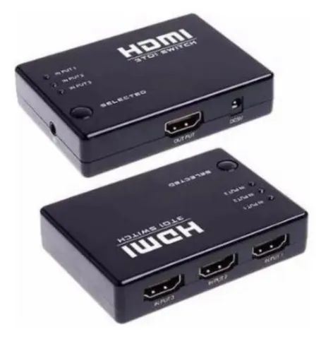 Switch chaveador Hdmi 3 Entradras e 1 Saída com Controle Remoto   - Foto 2