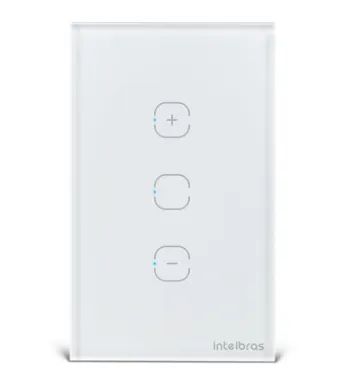 Interruptor Inteligente Wi-Fi Dimmer (1) Tecla Intelbras Branco - parcelado sem juros
