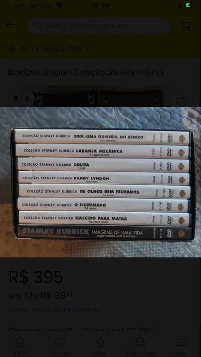 Box Dvd Original Coleção Stanley Kubrick - Foto 2