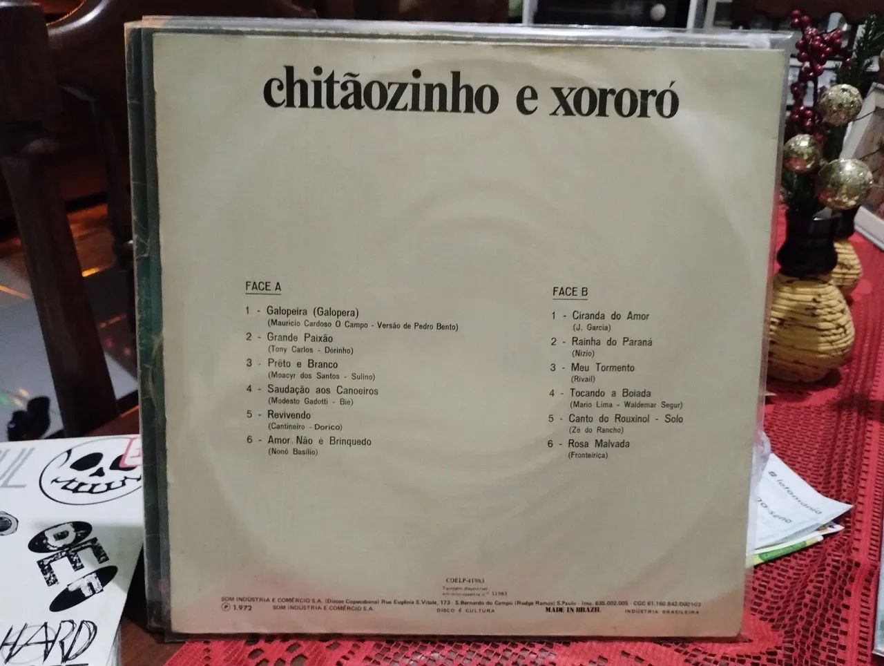 CHITÃOZINHO E XORORÓ DISCO VINIL 1972 - Foto 5