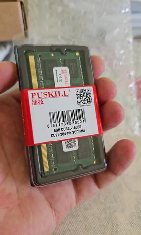 Memória Ram 8GB DDR3L para notebook 1600Mhz ou 1333Mhz (Nova) Não entrego