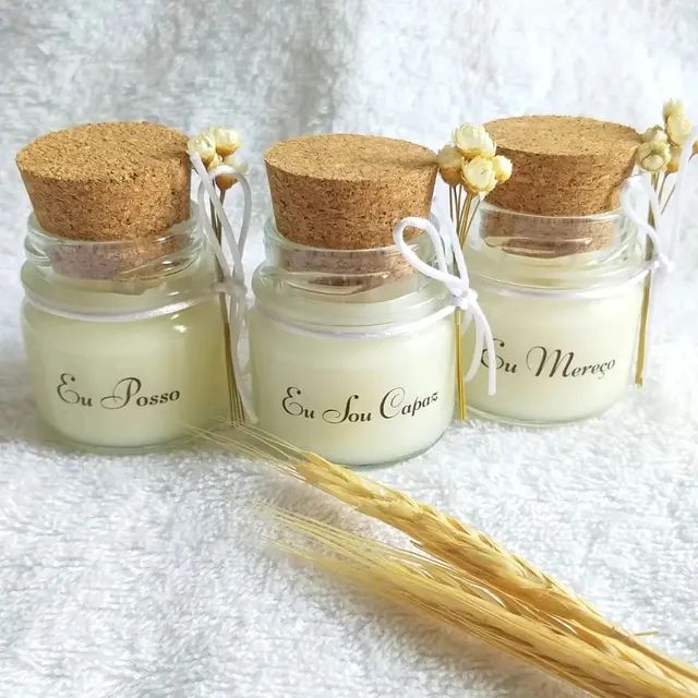 Lembrancinha Personalizada - Velas Perfumadas - Batizado  - Foto 3