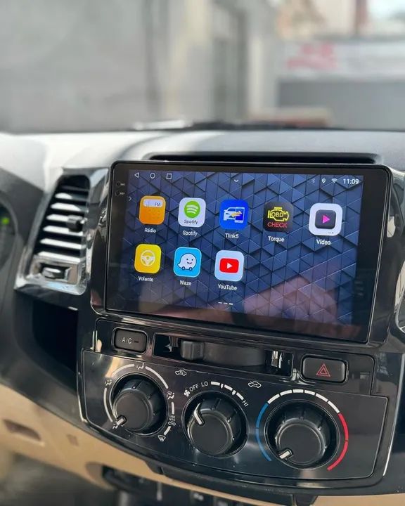 Multimídia hillux  sw4 9 polegadas Carplay sem fio  - Foto 2
