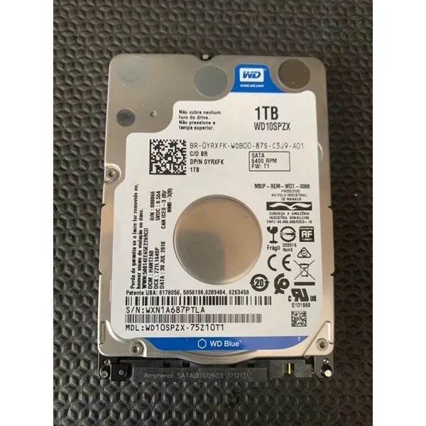 HD 1TB Notebook - Com 3 meses de garantia!