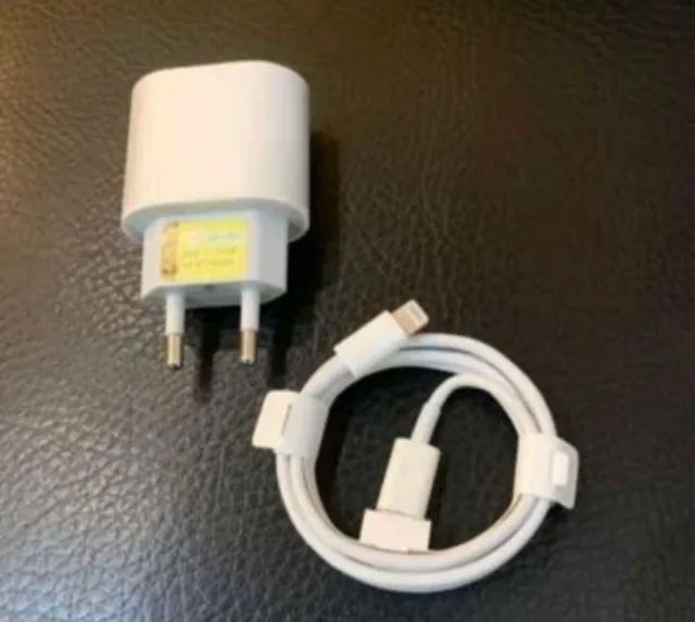 Carregador iphone 20w completo fonte e cabo - Foto 2
