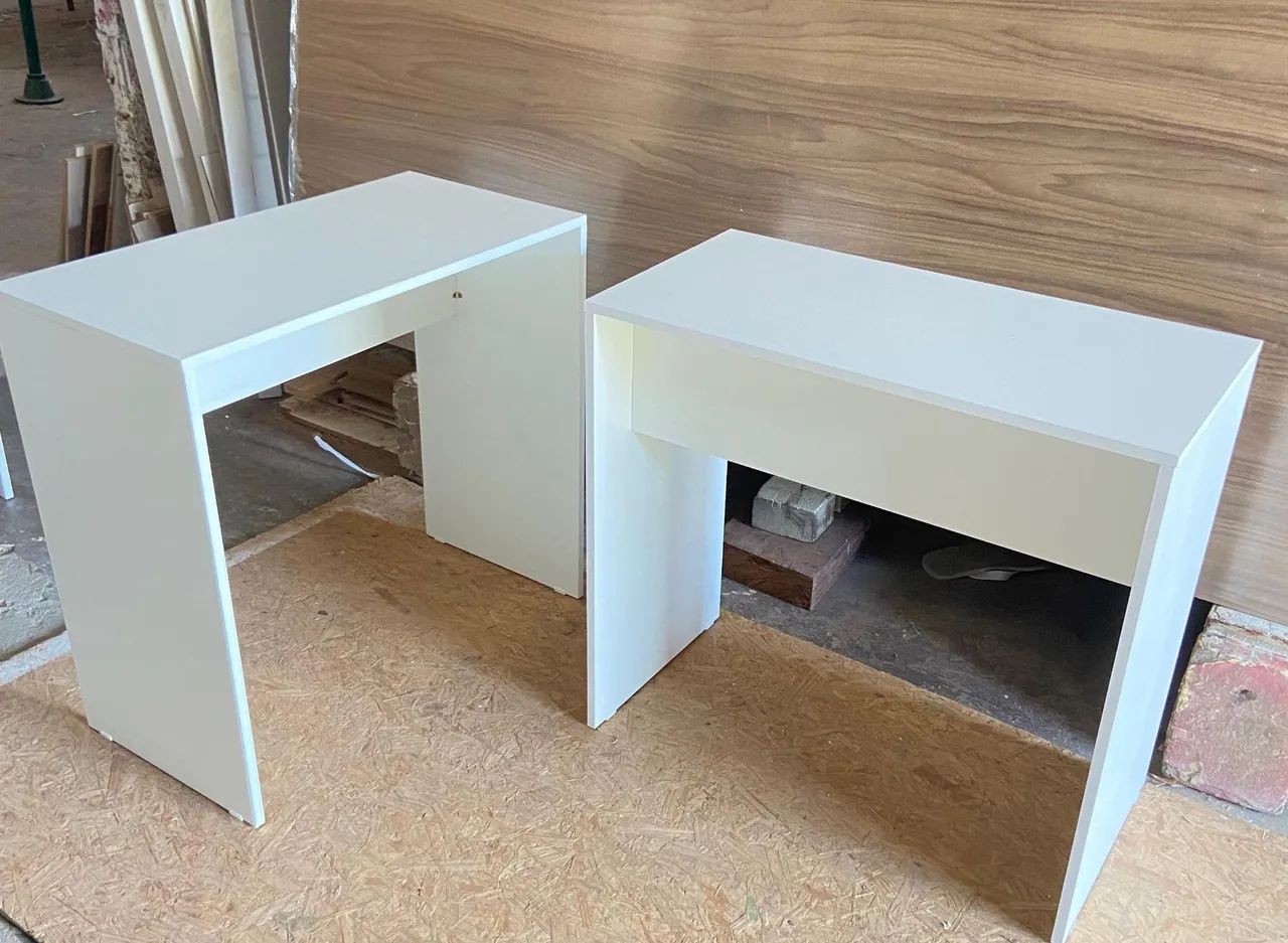 ESCRIVANINHA DE MDF BRANCO - Foto 2