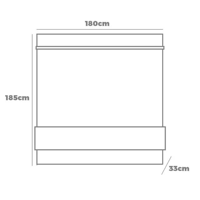 Painel Authentique para TV até 75 Polegadas Linea Freijó Off White - Foto 3