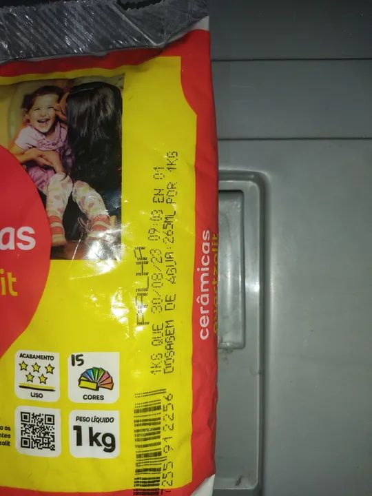 Rejunte para Cerâmica Quartzolit 1kg - Novo - Foto 5