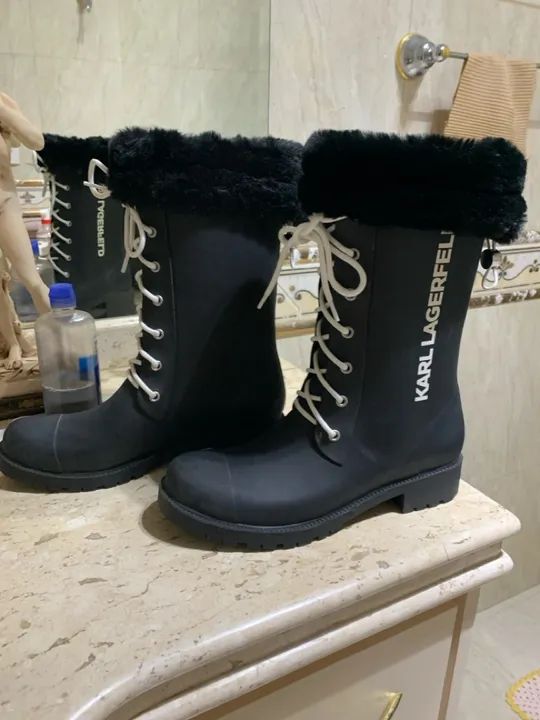 Botas de cano curto Karl Lagerfeld 39 - Foto 5