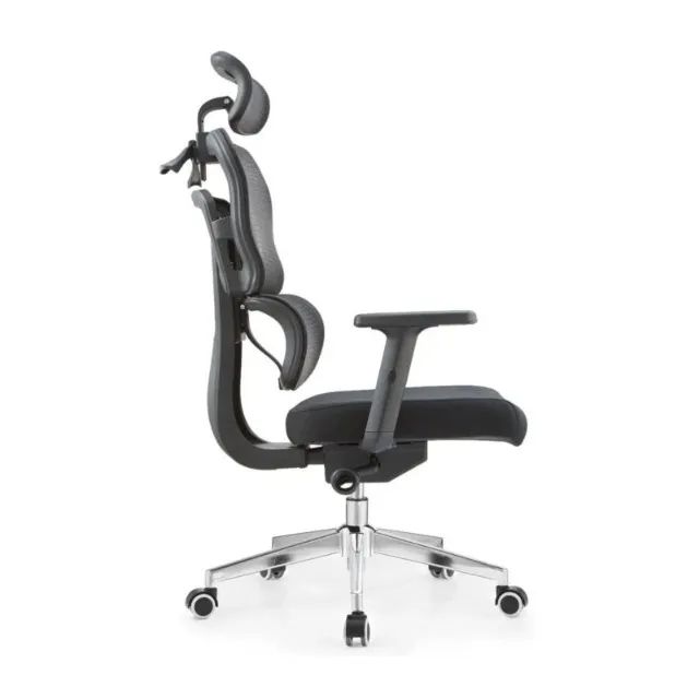 Cadeira Escritório Presidente Tela ARES Giratória Preta Conforto Ergonômico Modelo 30063 - Foto 3