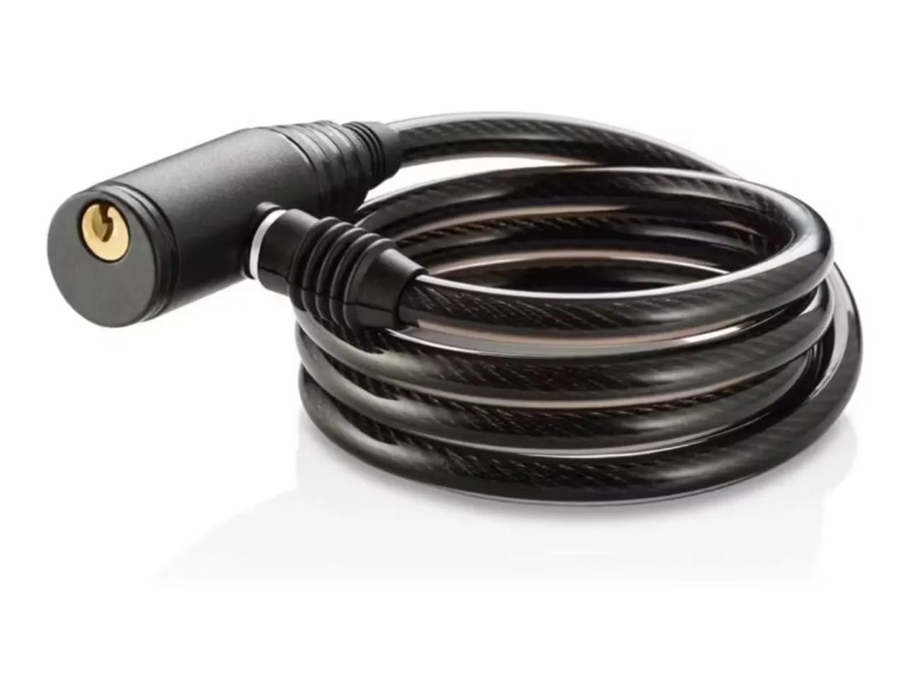 Corrente Cadeado para bicicleta bike capacete de moto com chave reserva - Foto 4