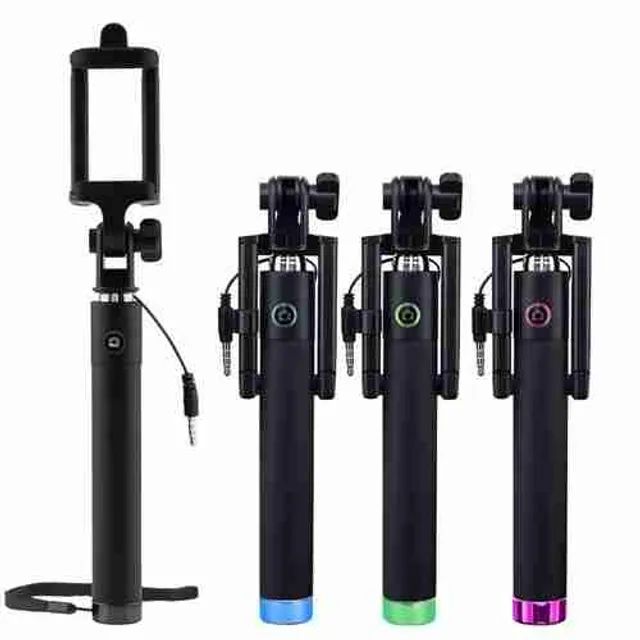 Pau de Selfie Bastão Monopod com Botão Disparador - Foto 5