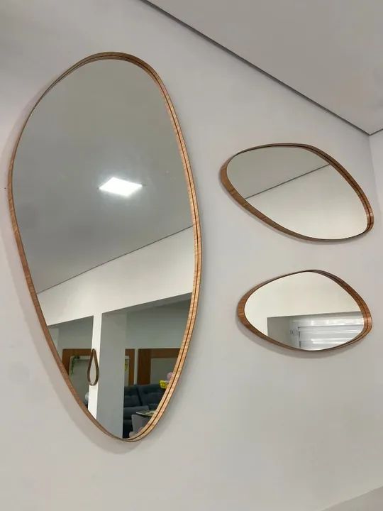 Espelho Orgânico Modernos Várias Medidas (cada)