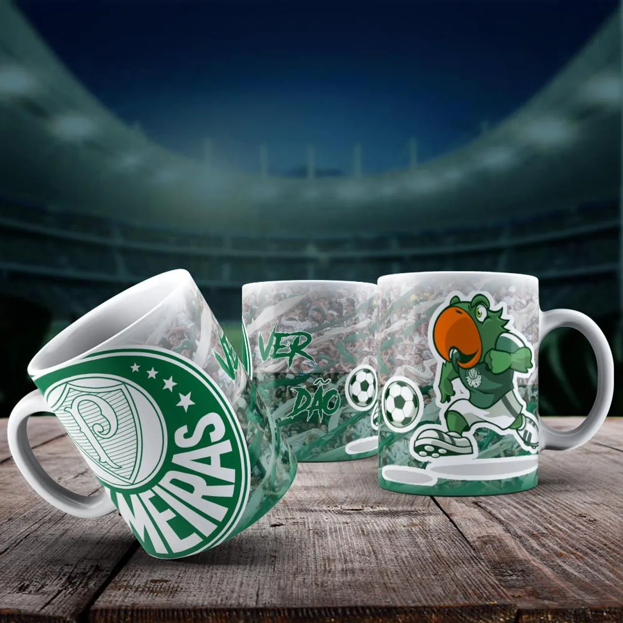 Canecas palmeiras