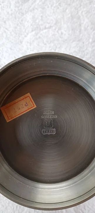 Pote com tampa de estanho John Somers  - Foto 4