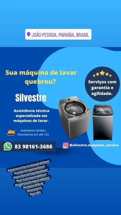 Silvestre Assistência técnica em máquinas de lavar Silvestre Assistência técnica em máquinas de lavar