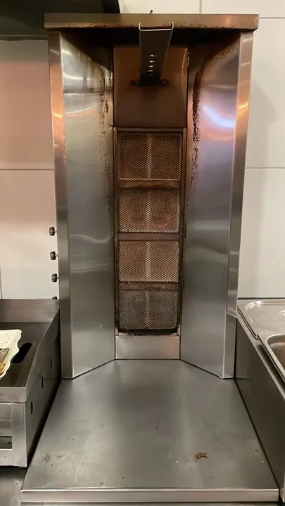 Assador churrasco grego kebab shawarm - artesanal e reforçado