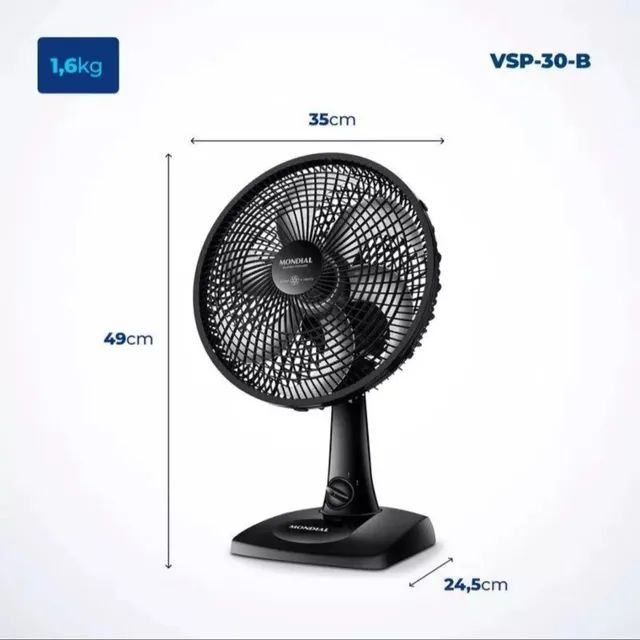 Ventilador de mesa  - Foto 2