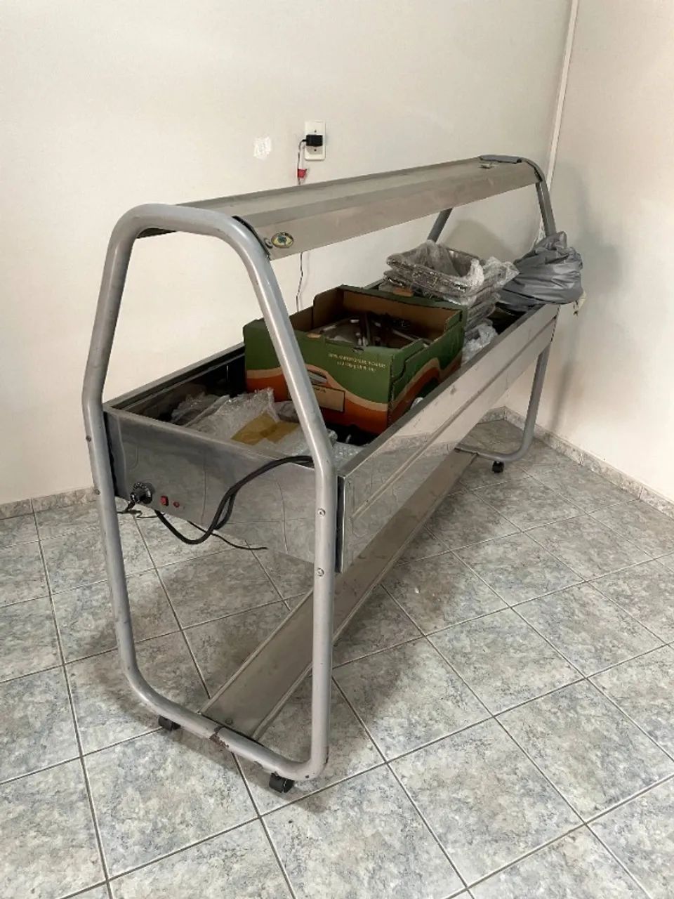 Buffet de Inox para restaurante aquecido
