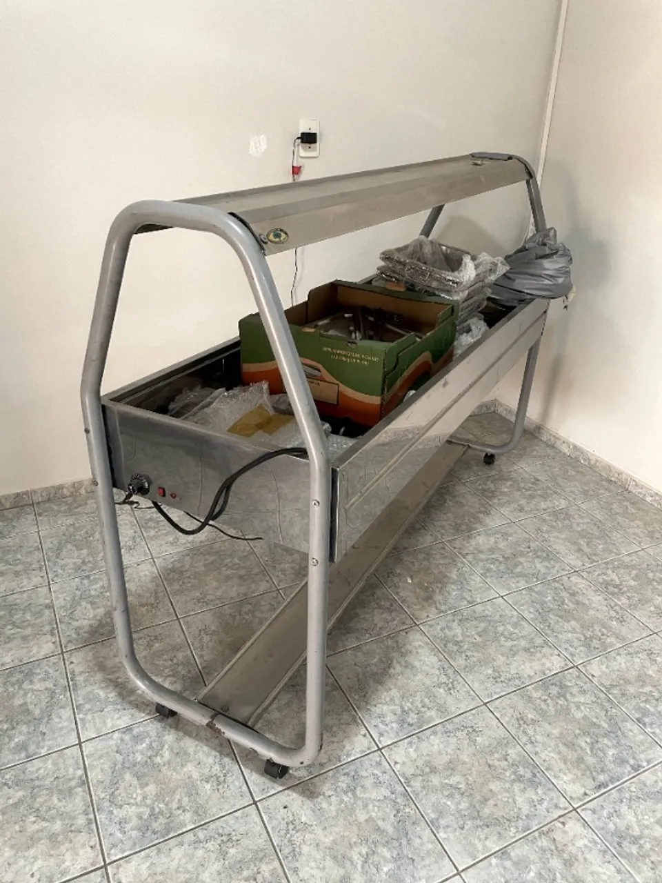 Buffet de Inox para restaurante aquecido