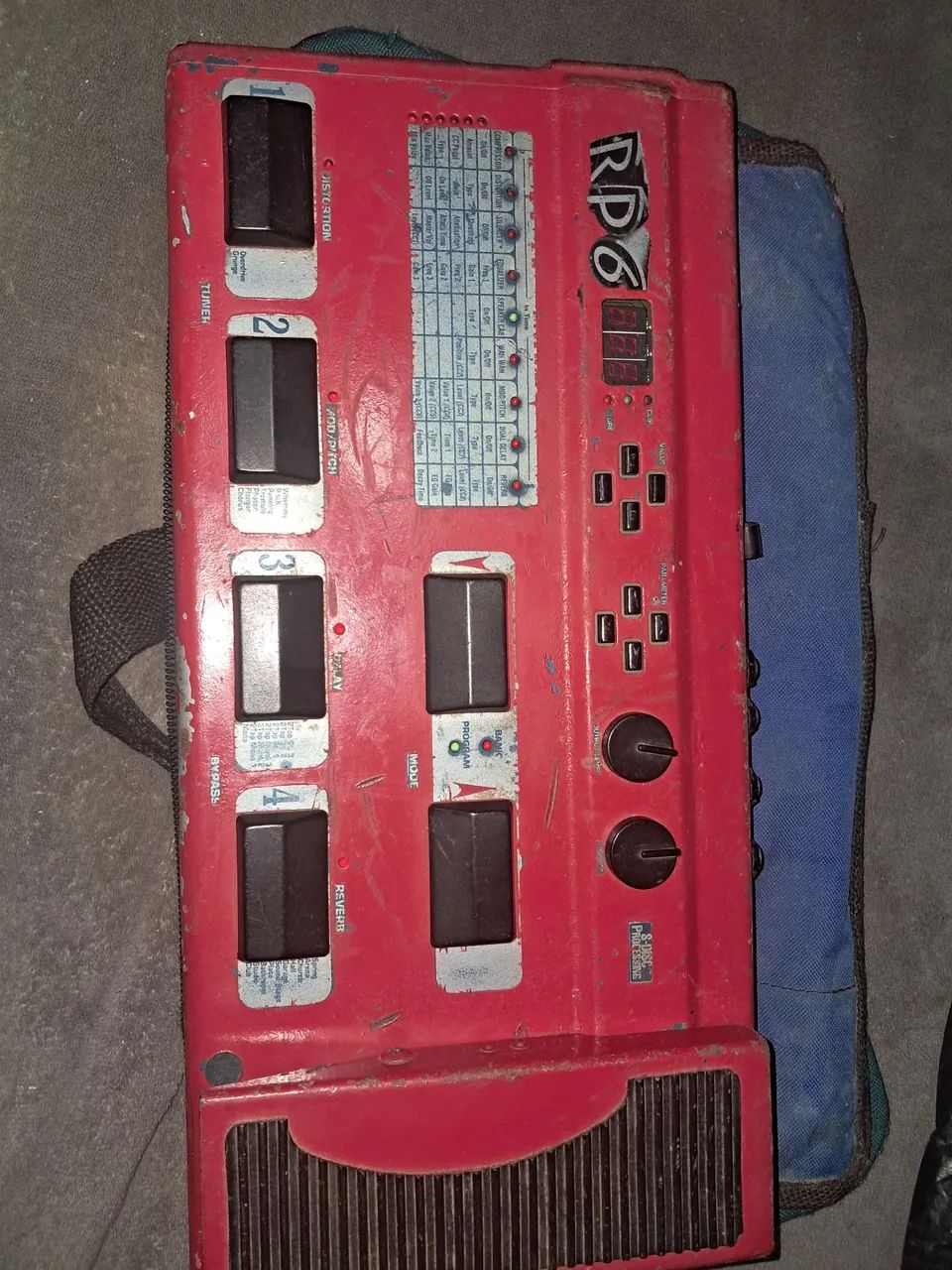 Pedal de efeitos RP6