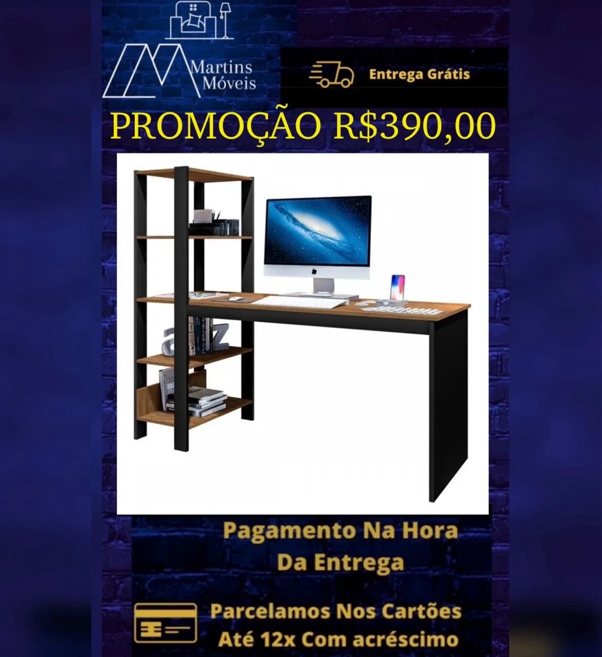 GRANDE PROMOÇÃO MESA DE ESTUDO, TRABALHO ENTREGA GRÁTIS 