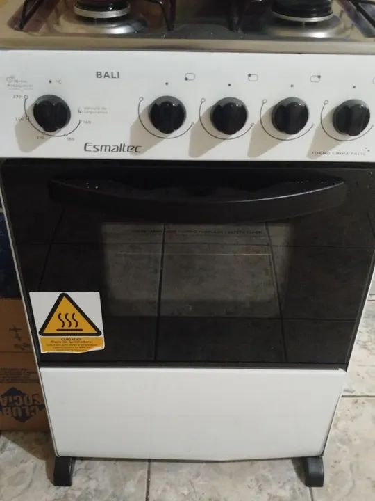 Fogão 4 Bocas Esmaltec Branco novo - Foto 3
