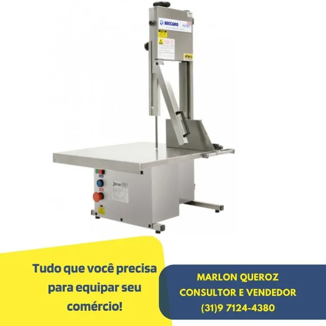 Serra Fita de Carne Beccaro Inox Nova
