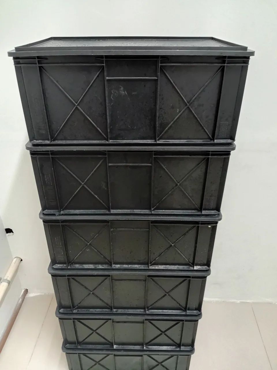 Caixa plástica preta - Foto 2