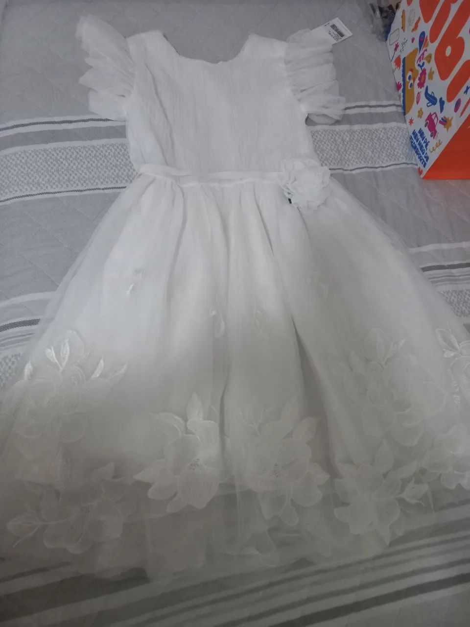 Vestido em tule bordado Petit Cherrie - Foto 3