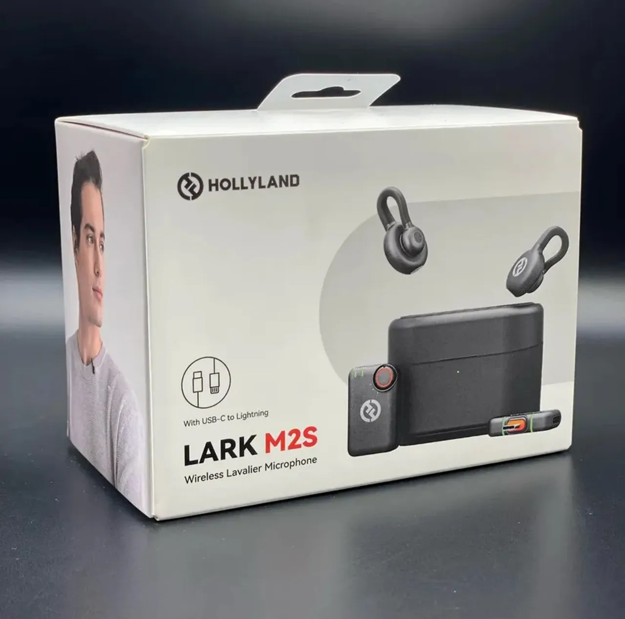 Microfone sem fio Hollyland Lark M2S Combo