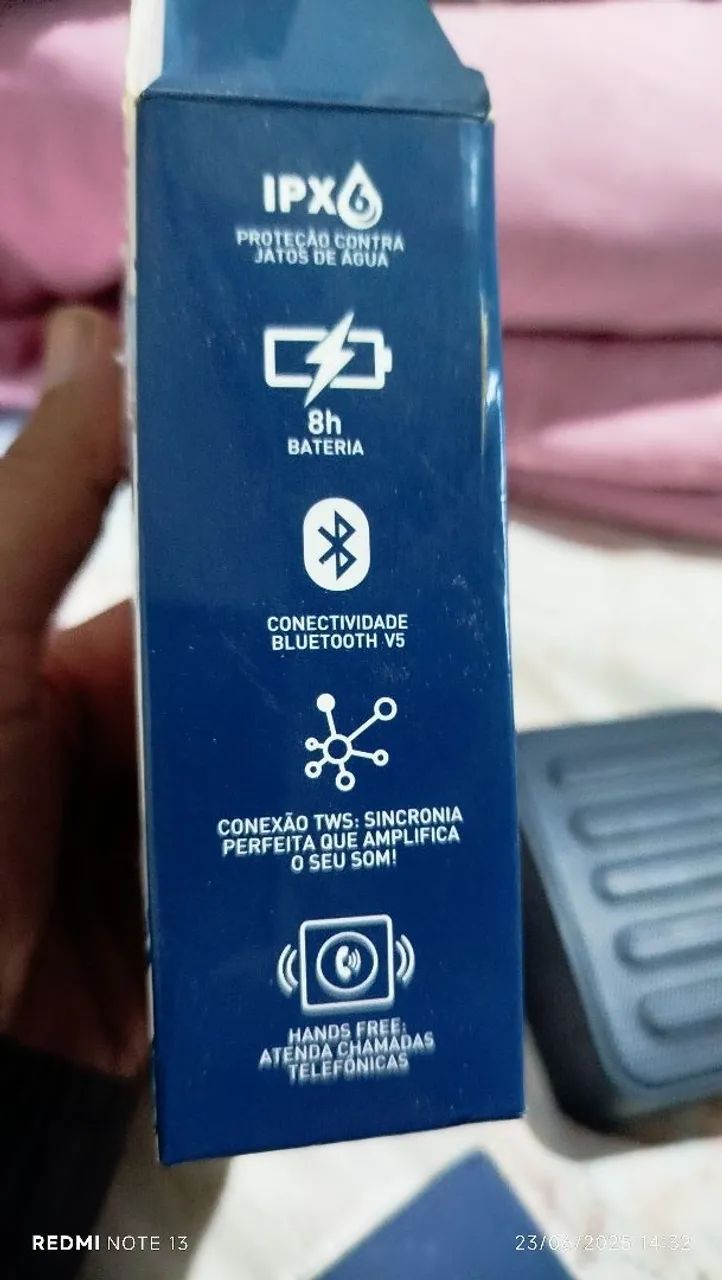 Caixa de Som Philco GO Bluetooth. - Foto 4