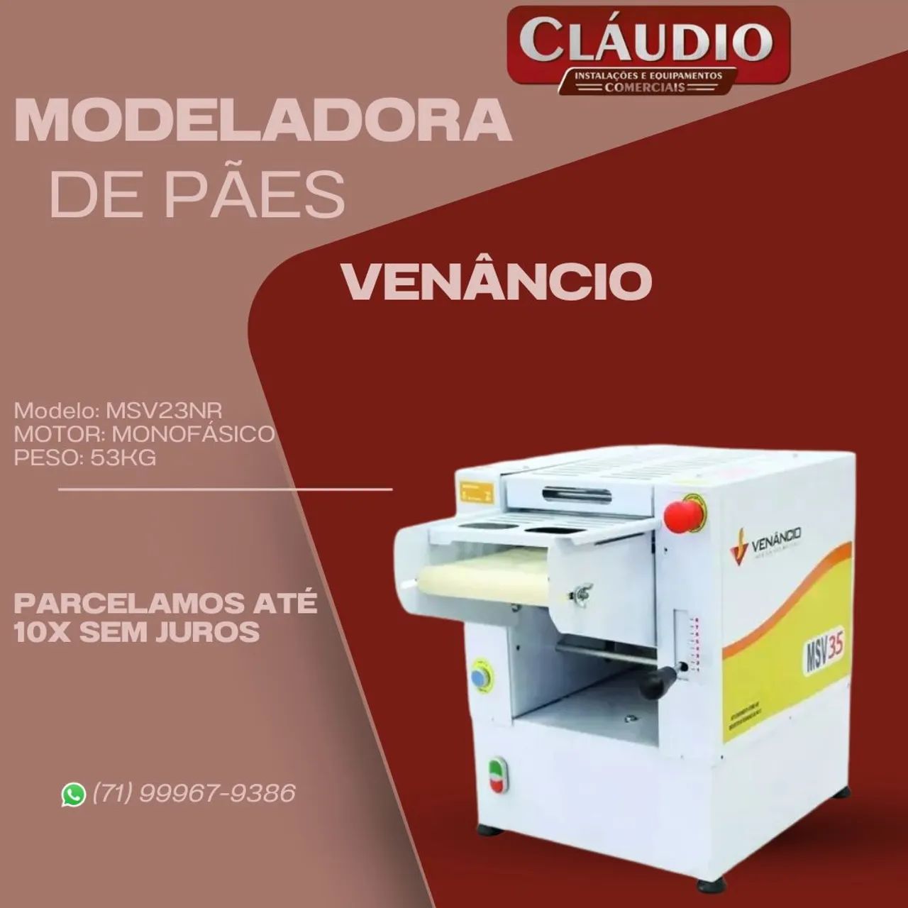 Modeladora de pães  Venancio MSV 35 - Foto 2