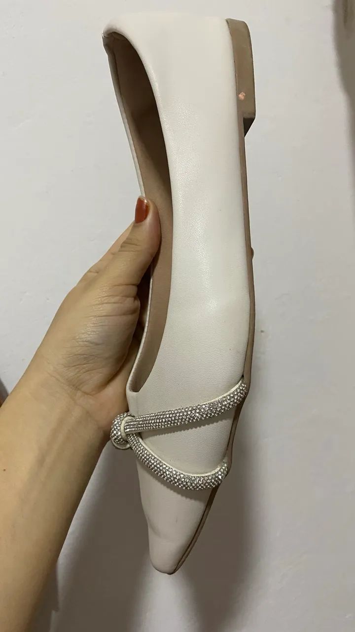 Sapatilha branca  - Foto 3